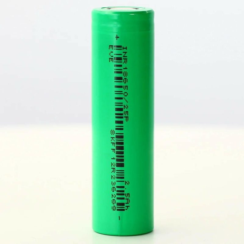 18650 battery 2500mah 724025